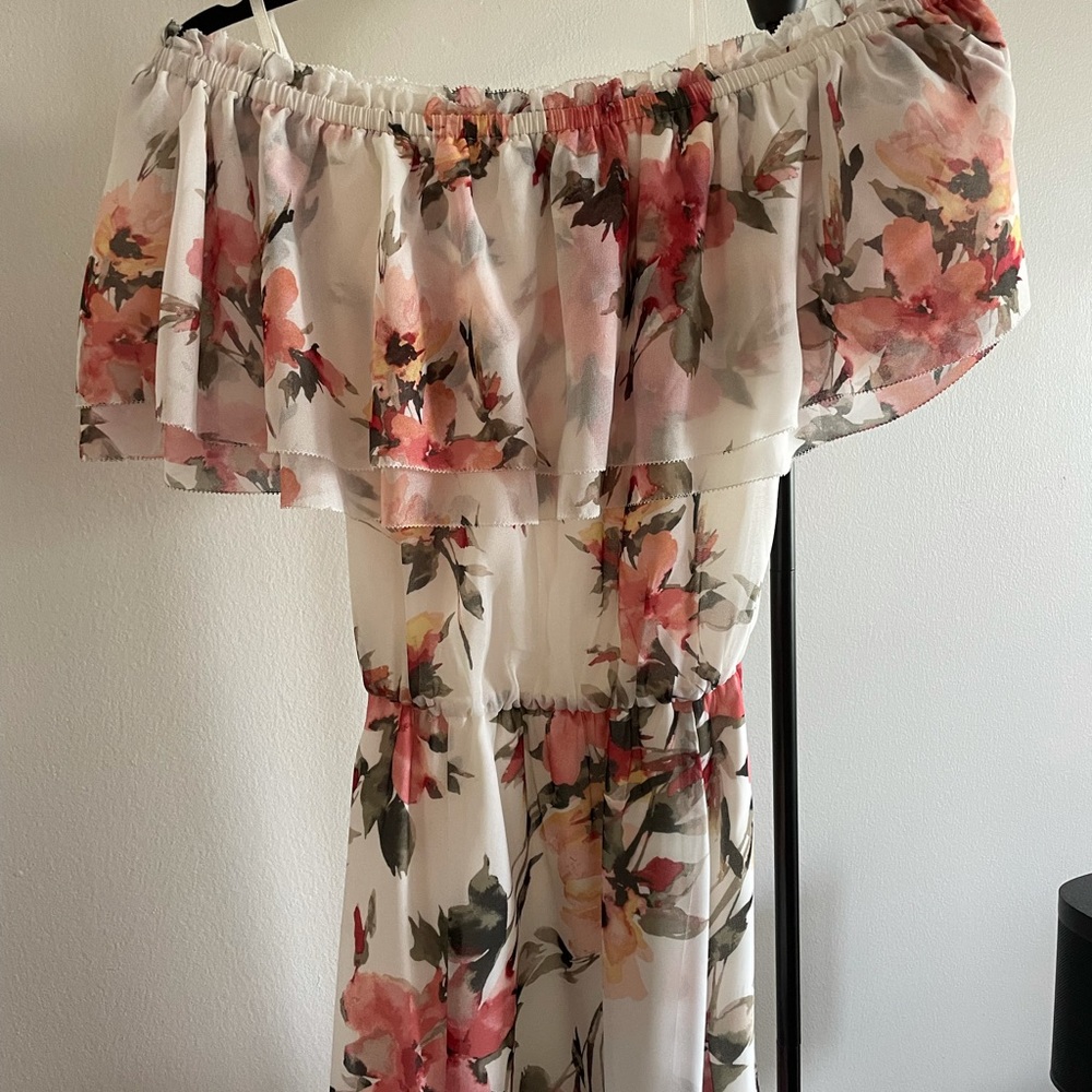 White House Black Market Off The Shoulder Maxi